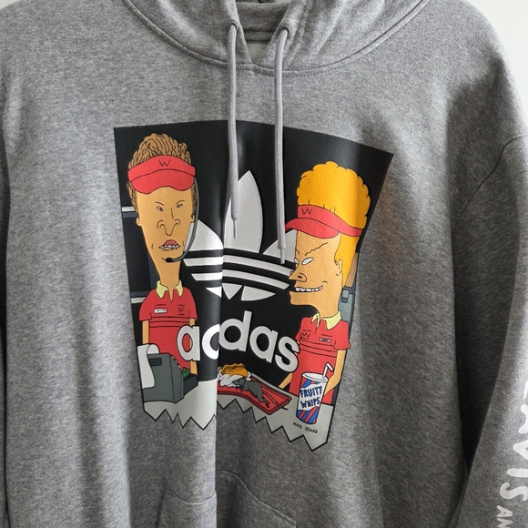 Adidas X Beavis And Butthead Graphic Hoodie - Picture 2 of 4